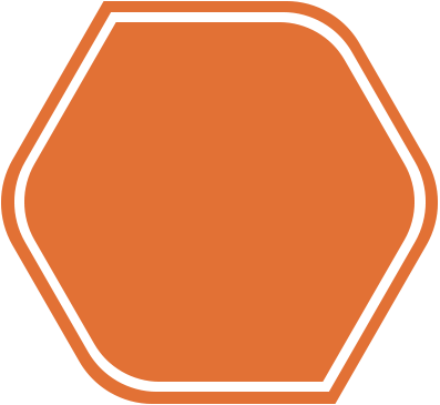 A orange hex.